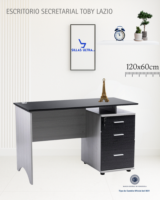 Secretarial Toby tres gavetas lazio
