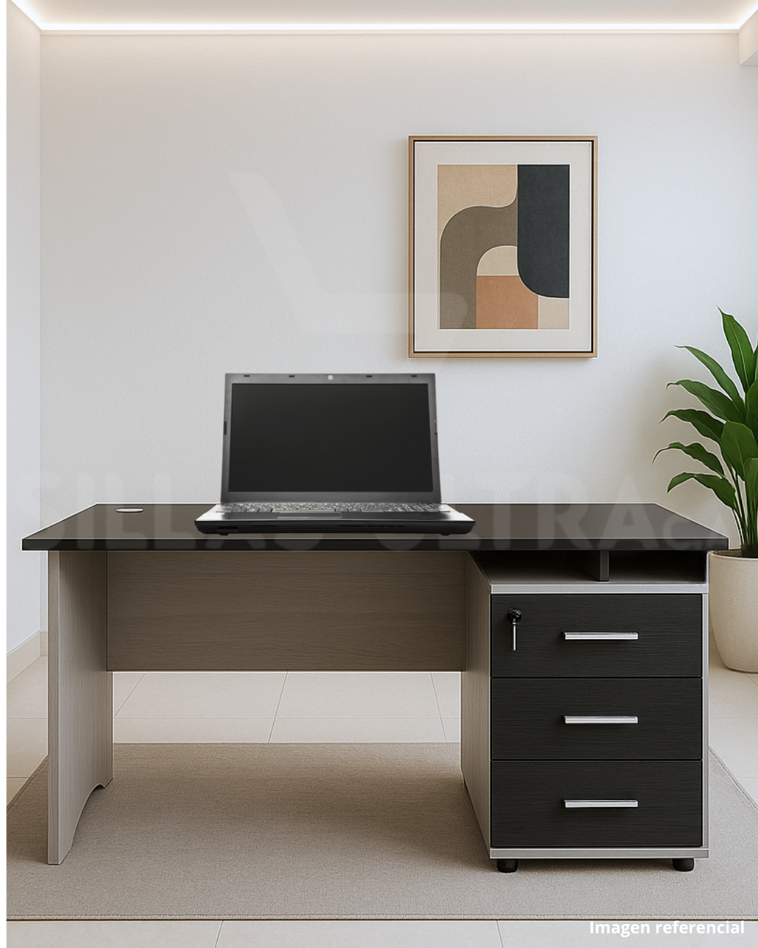 Secretarial Toby tres gavetas lazio