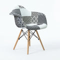 Silla Multiuso Eames con Brazos tapizada