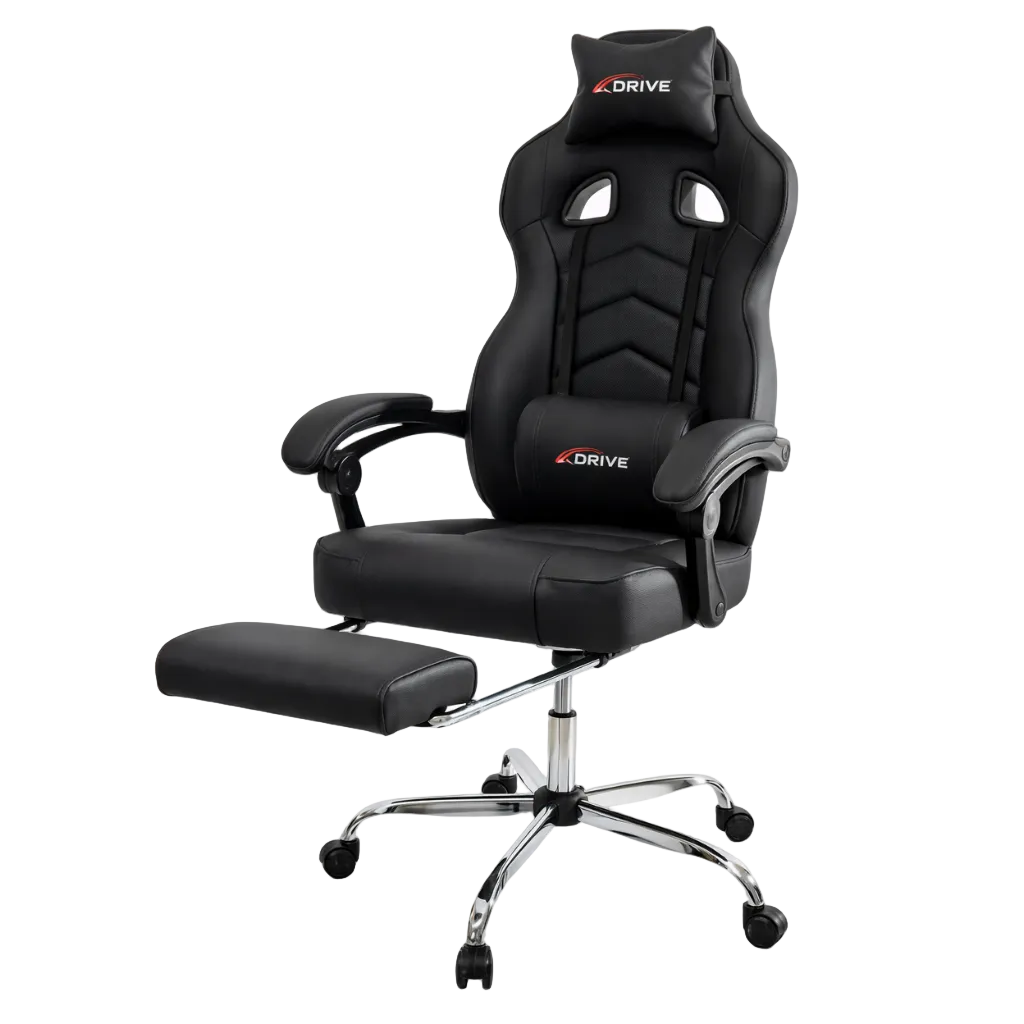 Silla Gamer X Drive con apoya pies