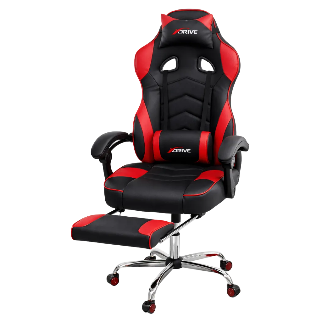 Silla Gamer X Drive con apoya pies